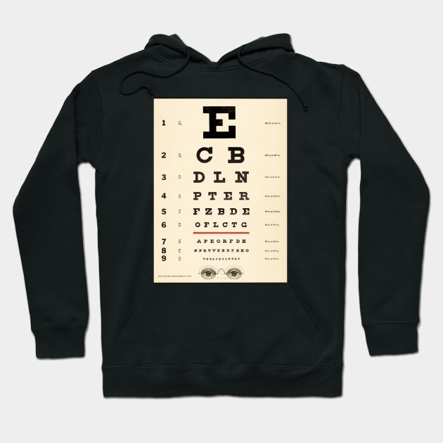 Eye Chart Hoodie by funhousejen